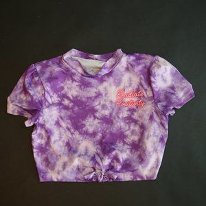 Purple Tie Dye Swim Tee